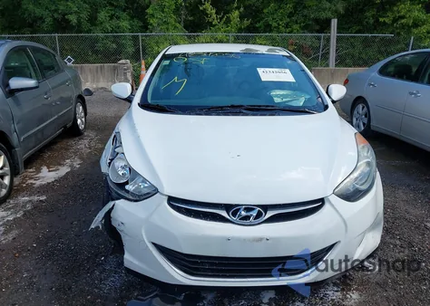 2013 Hyundai Elantra Gls z USA, uszkodzony, nr VIN 5NPDH4AE6DH398335